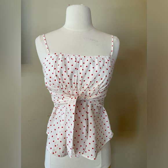Maeve Tops - Anthropologie Maeve Polka Dot Tank Top